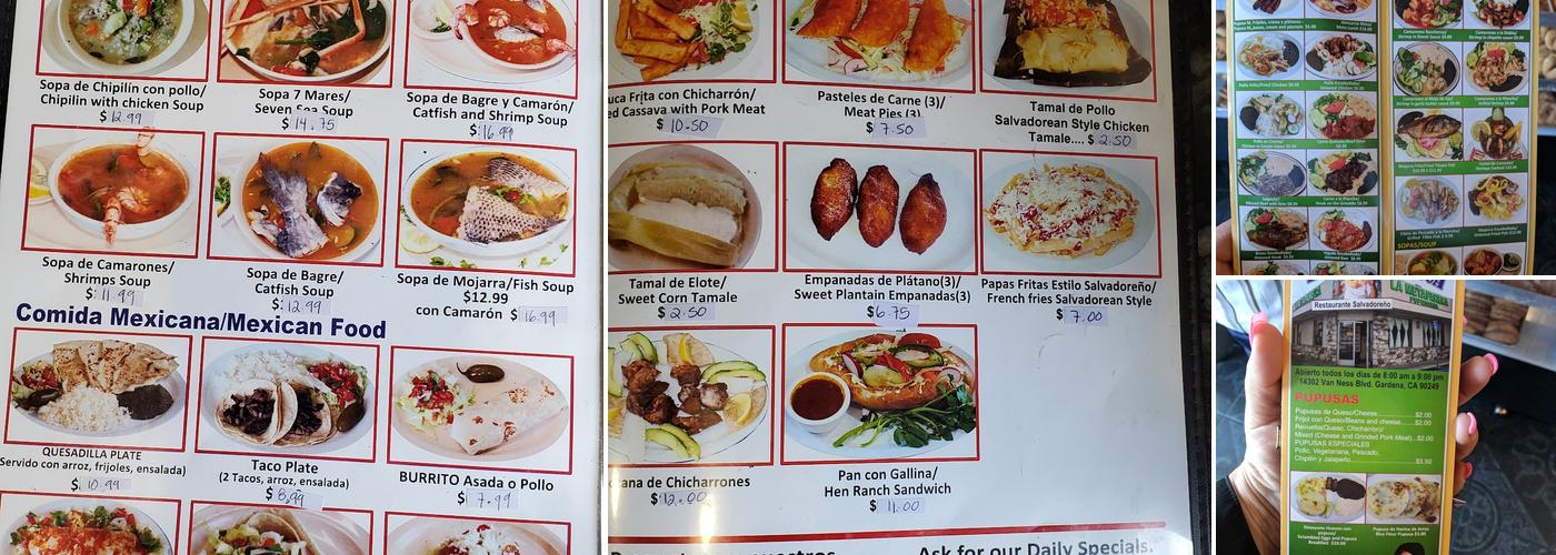 Las Brisas Menu