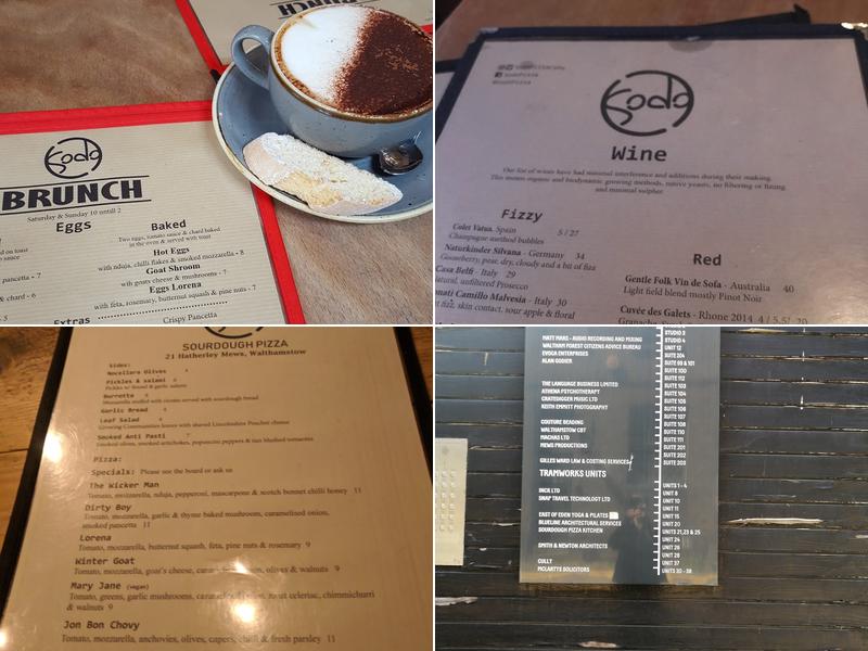 Sodo Pizza Walthamstow Menu