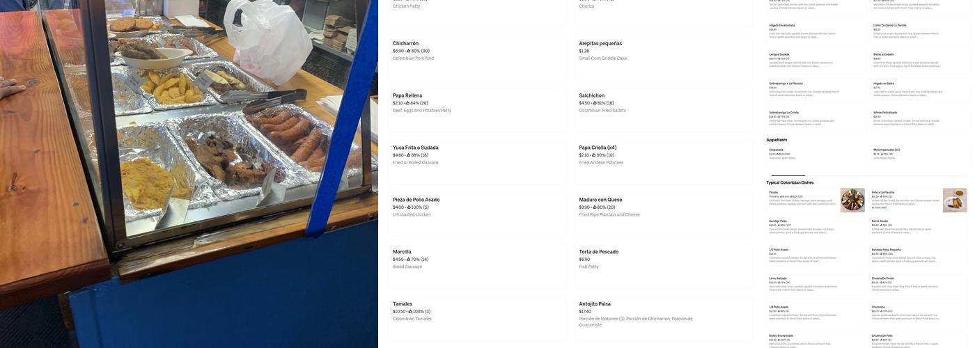 La Sorpresa y Mas Restaurant Menu