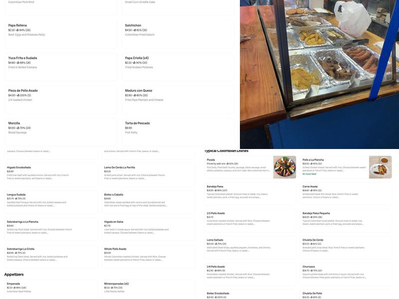 La Sorpresa y Mas Restaurant Menu