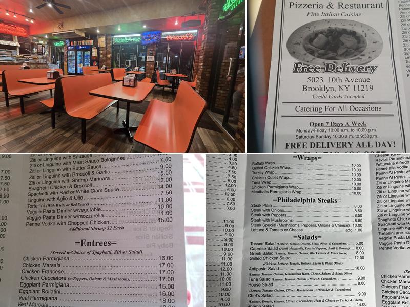 La Strada Pizzeria Menu