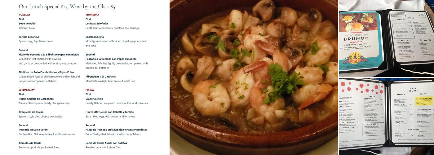 La Taberna Giralda Menu