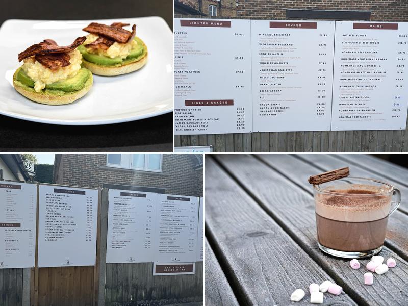 Windmill Tearooms Menu