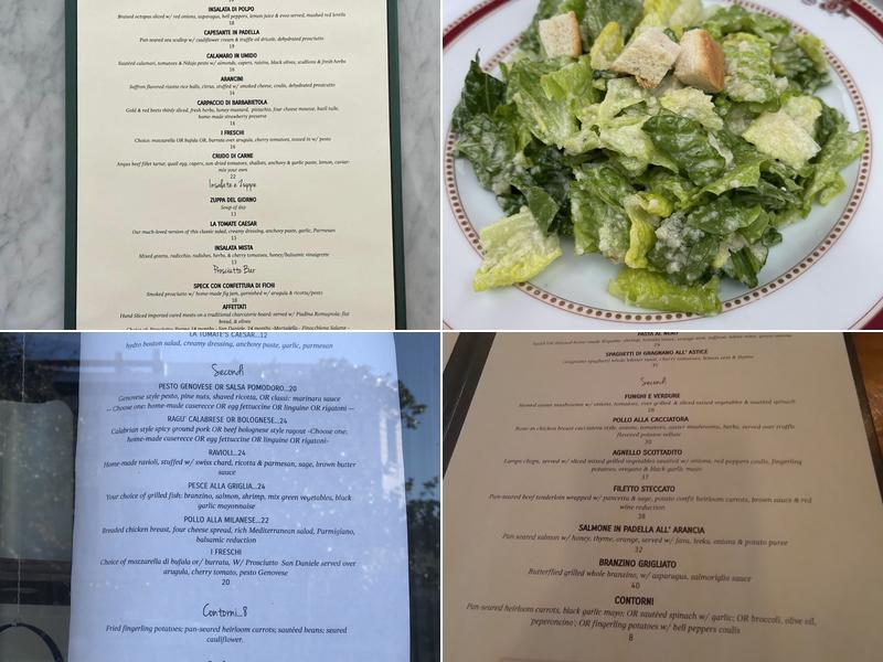 La Tomate Menu