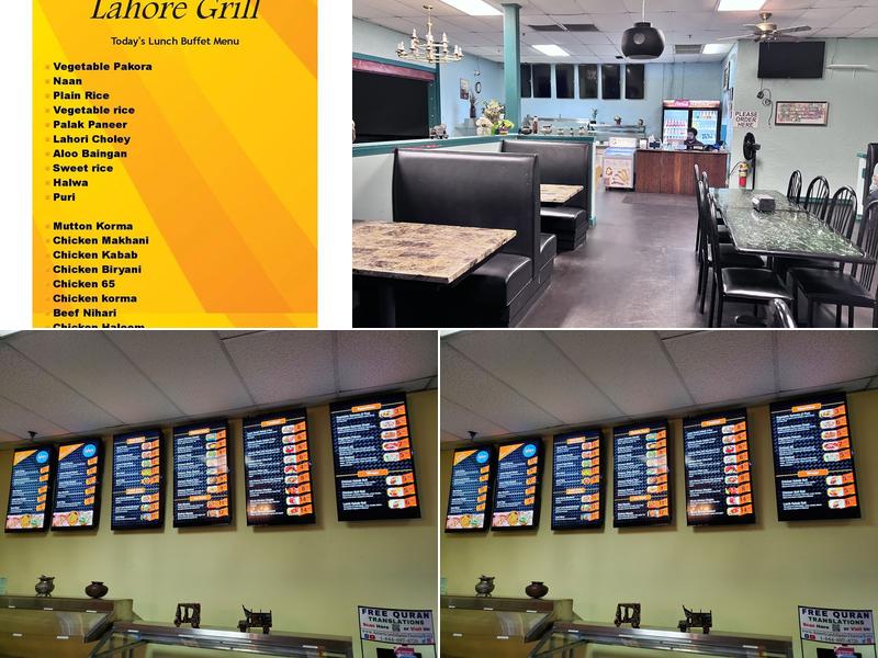 Lahore Grill Menu