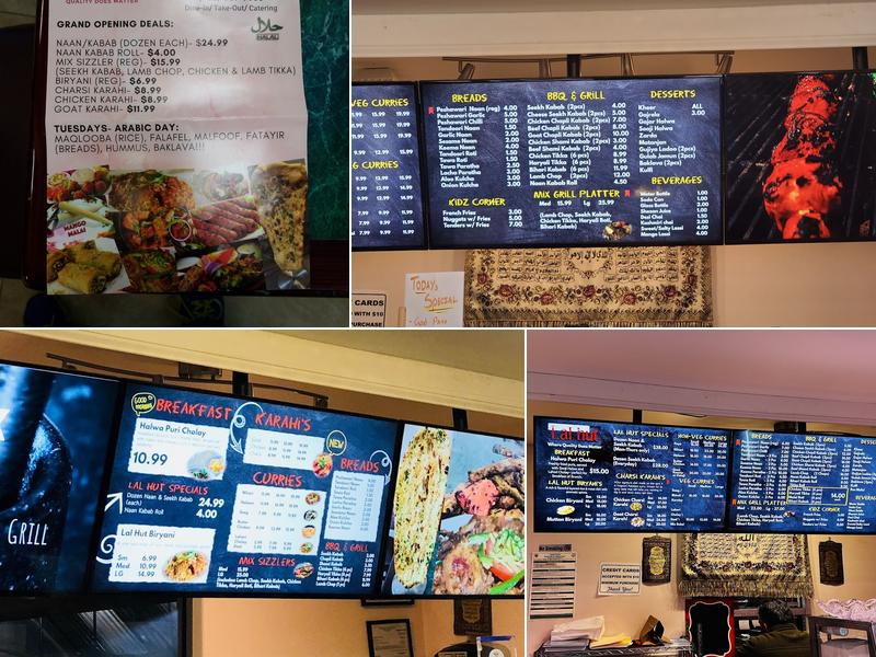 Lal Hut Menu