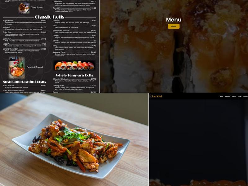 Lan Xang Fort Myers Menu