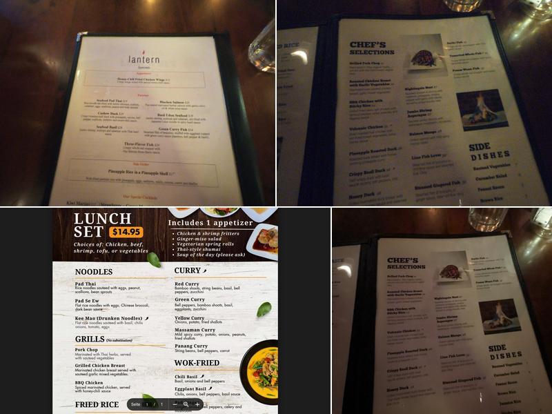 Lantern Menu