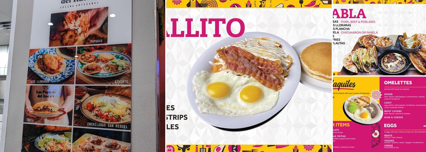 El Itacate PHARR Menu