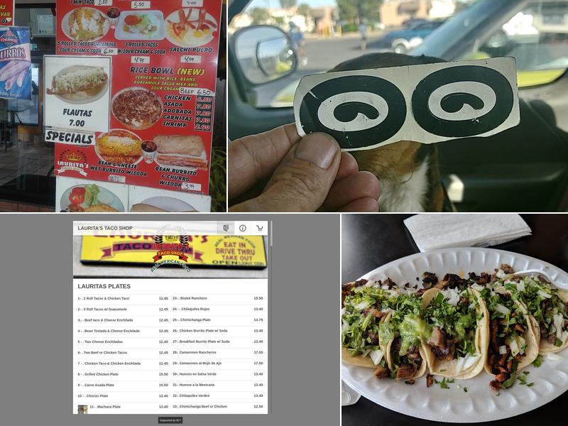 Laurita's Taco shop Menu