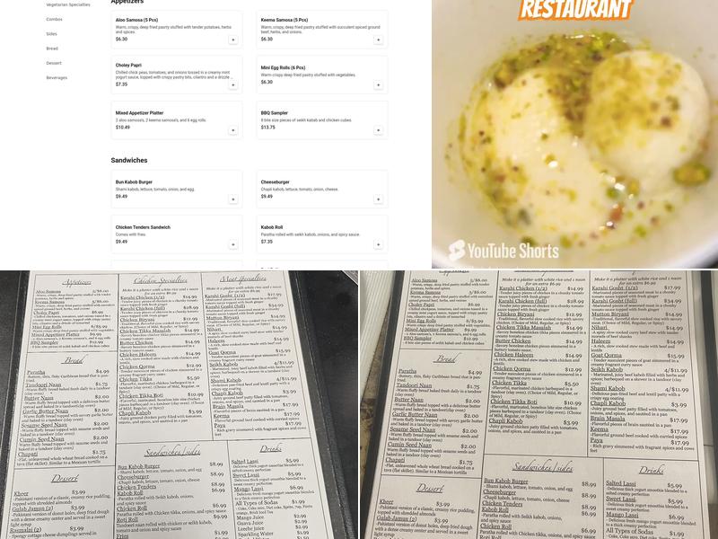 Lazeez Cuisine Menu