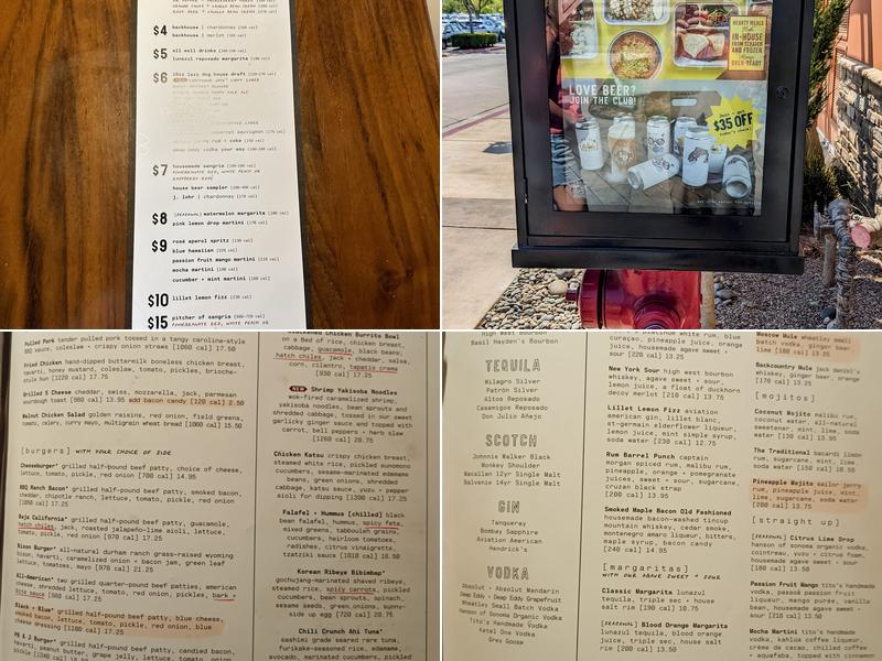 Lazy Dog Restaurant & Bar Menu