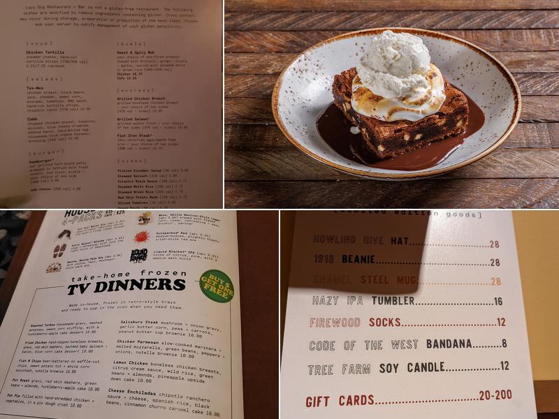 Lazy Dog Restaurant & Bar Menu