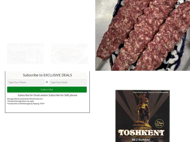 Toshkent Restaurant Menu