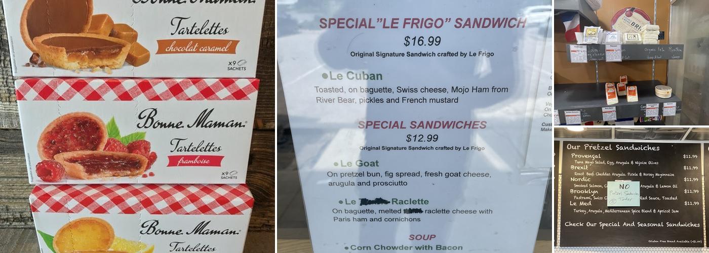 LE FRIGO BOULDER Menu