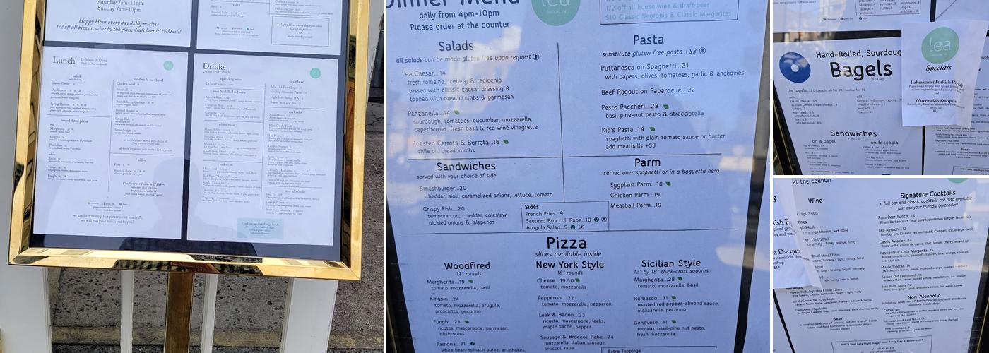 Lea Menu