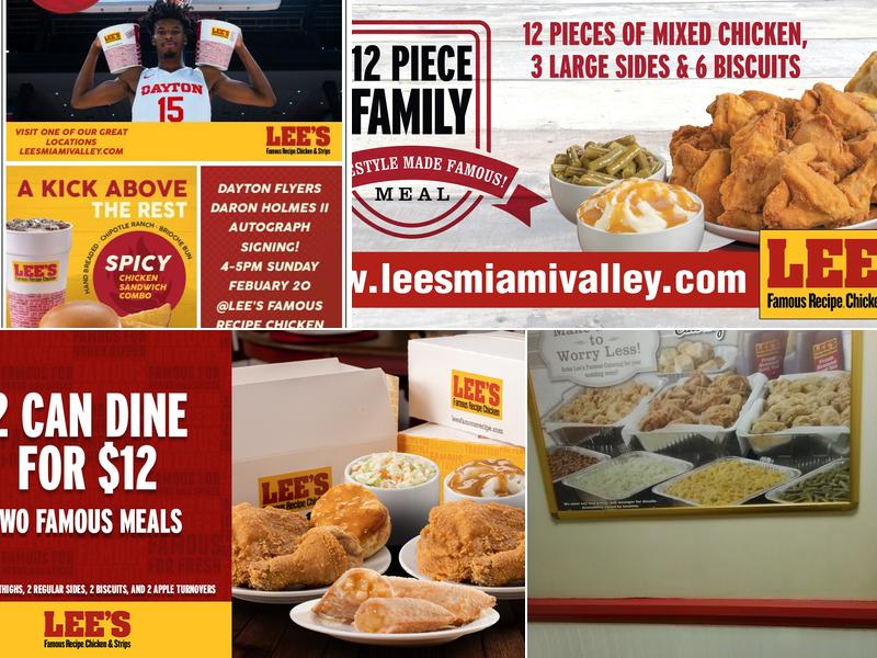 Lee's Famous Recipe Chicken Menu