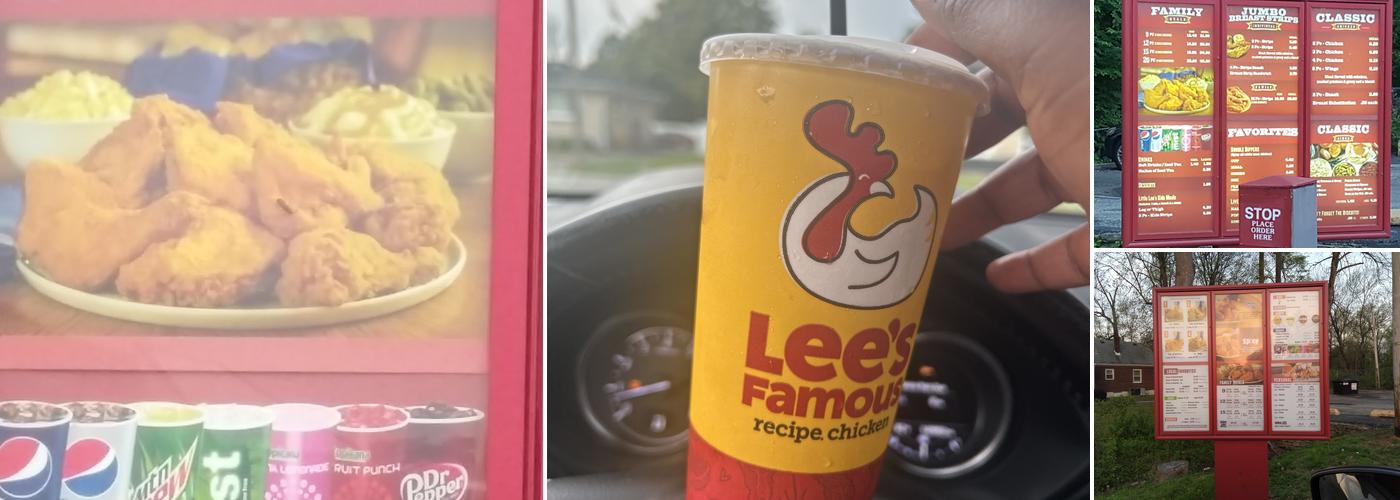 Lee's Famous Recipe Chicken Menu
