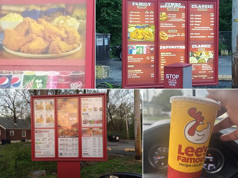 Lee's Famous Recipe Chicken Menu