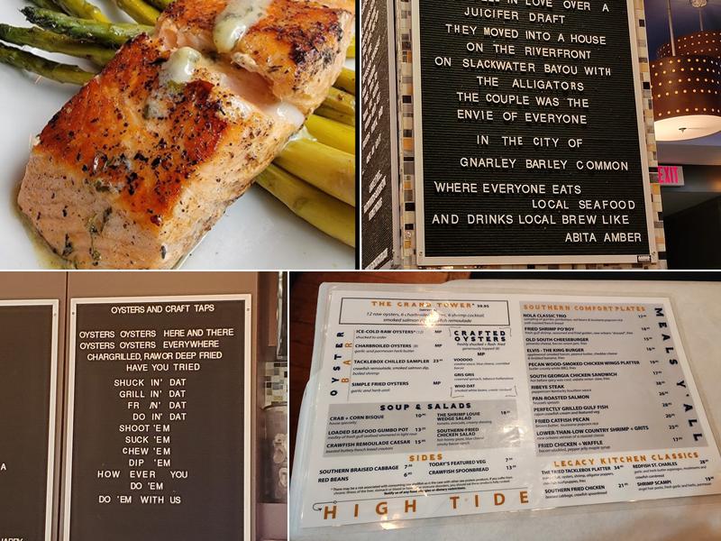 Legacy Kitchen's Tacklebox Menu