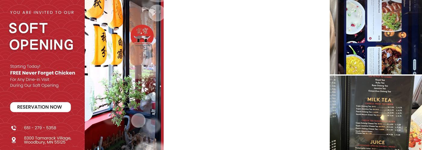 Legendary Spice - Minneapolis (Wahu Apartments) Menu