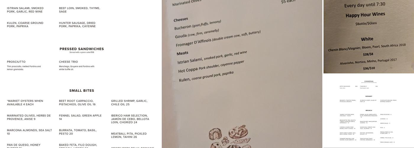 LELABAR Menu