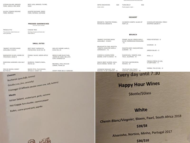 LELABAR Menu