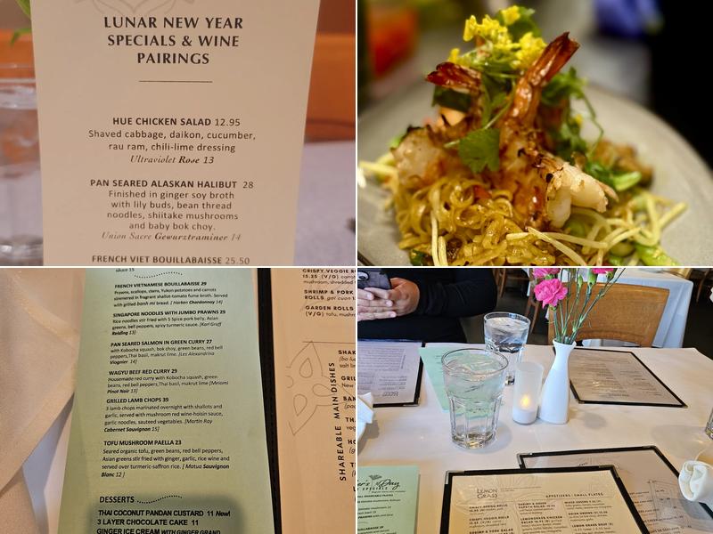 Lemon Grass Restaurant Menu