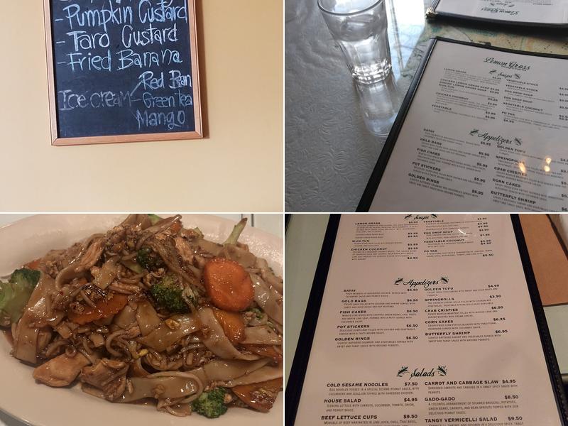 Lemon Grass Thai Cuisine Menu