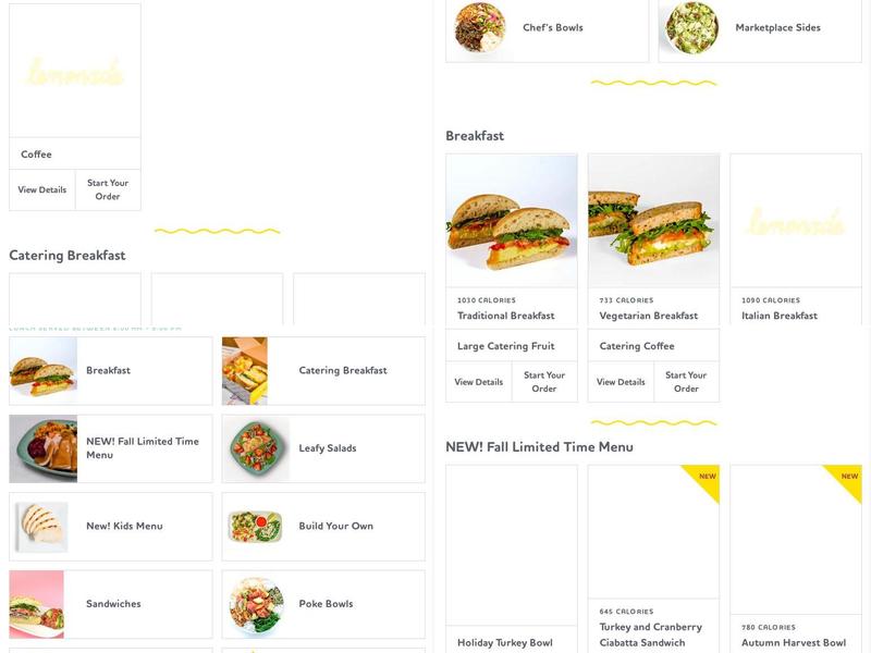 Lemonade Restaurant Menu