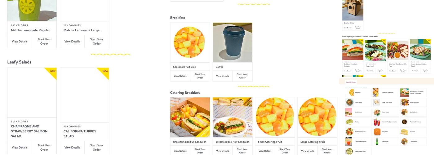 Lemonade Restaurant Menu