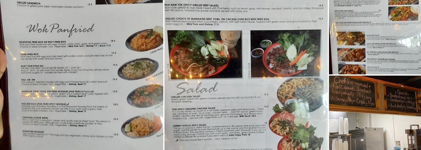 LET'S PHO Menu