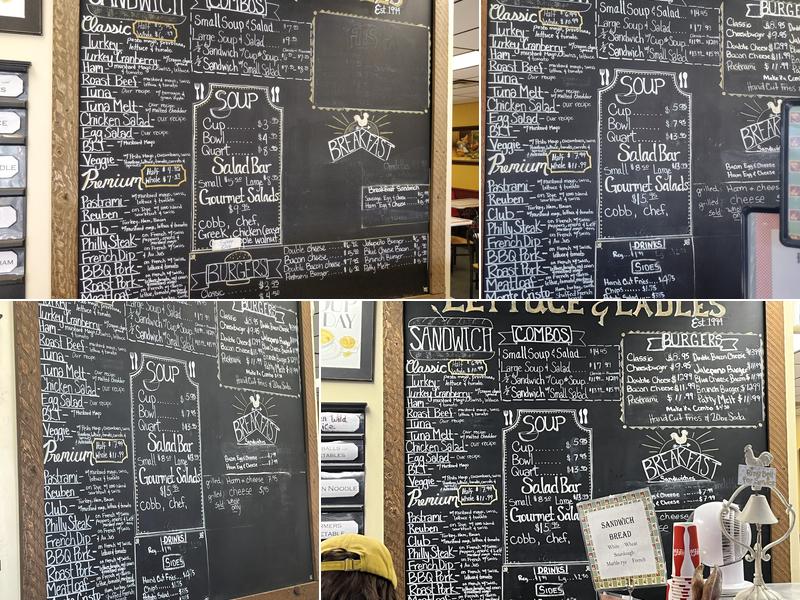 Lettuce & Ladles Menu