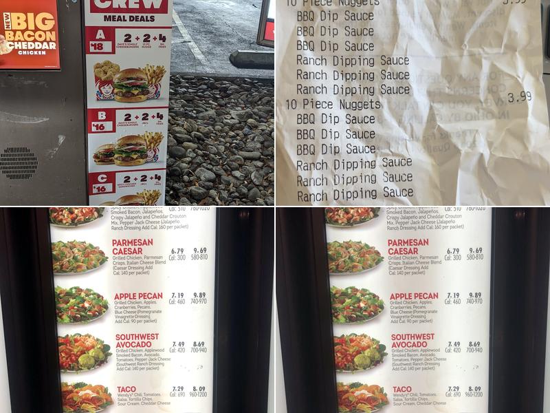 Wendy's Menu