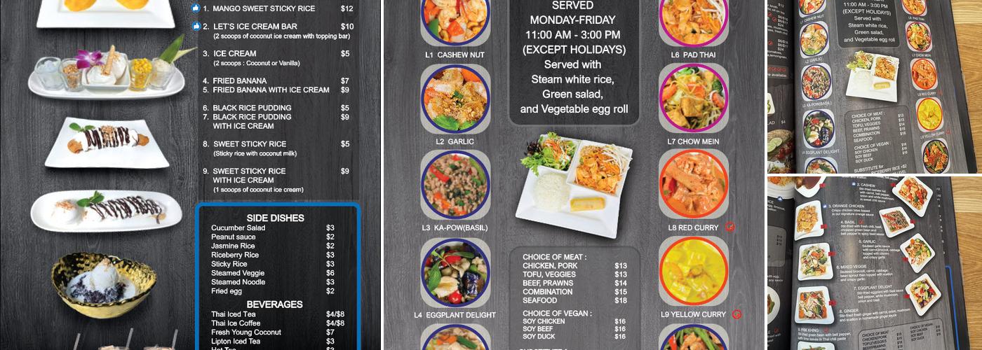 Let's THAI Menu