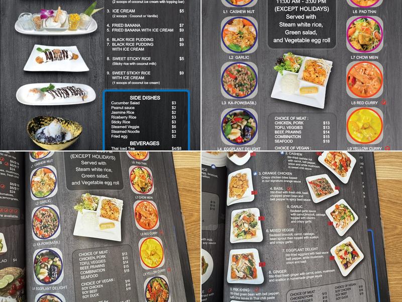 Let's THAI Menu