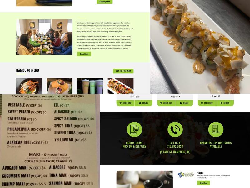 Lime House Sushi & Ramen Menu