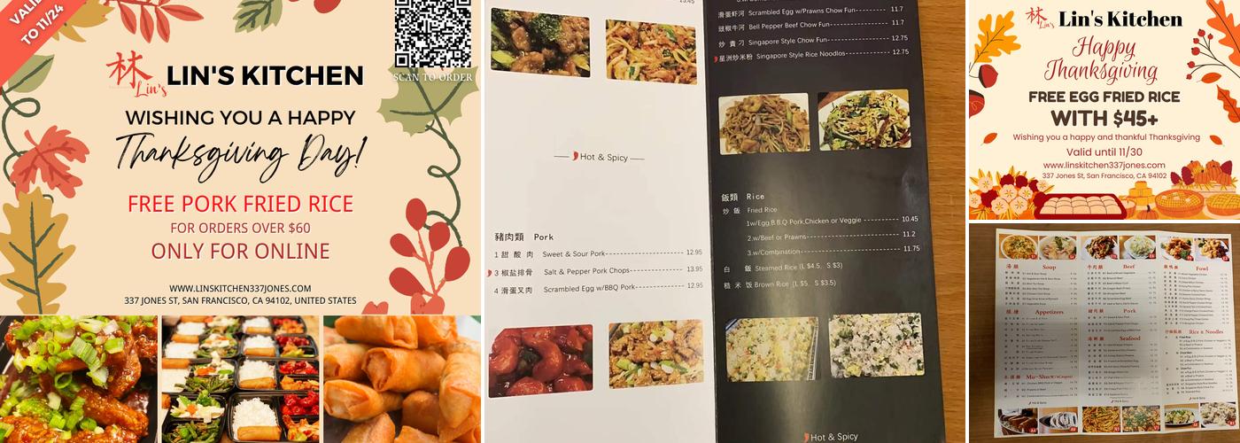 Lin's Kitchen Menu
