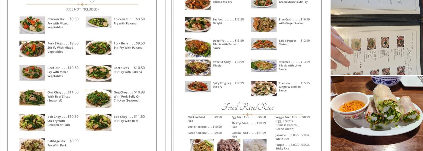 Little Asia Cafe Menu