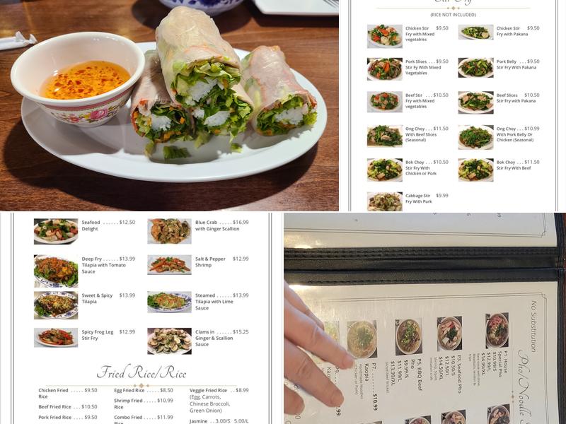 Little Asia Cafe Menu