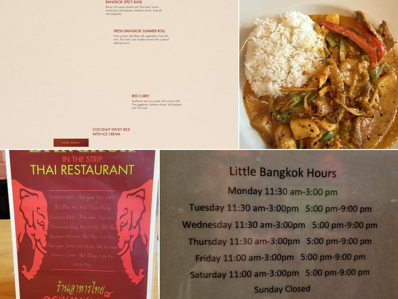 Little Bangkok in the Strip Menu