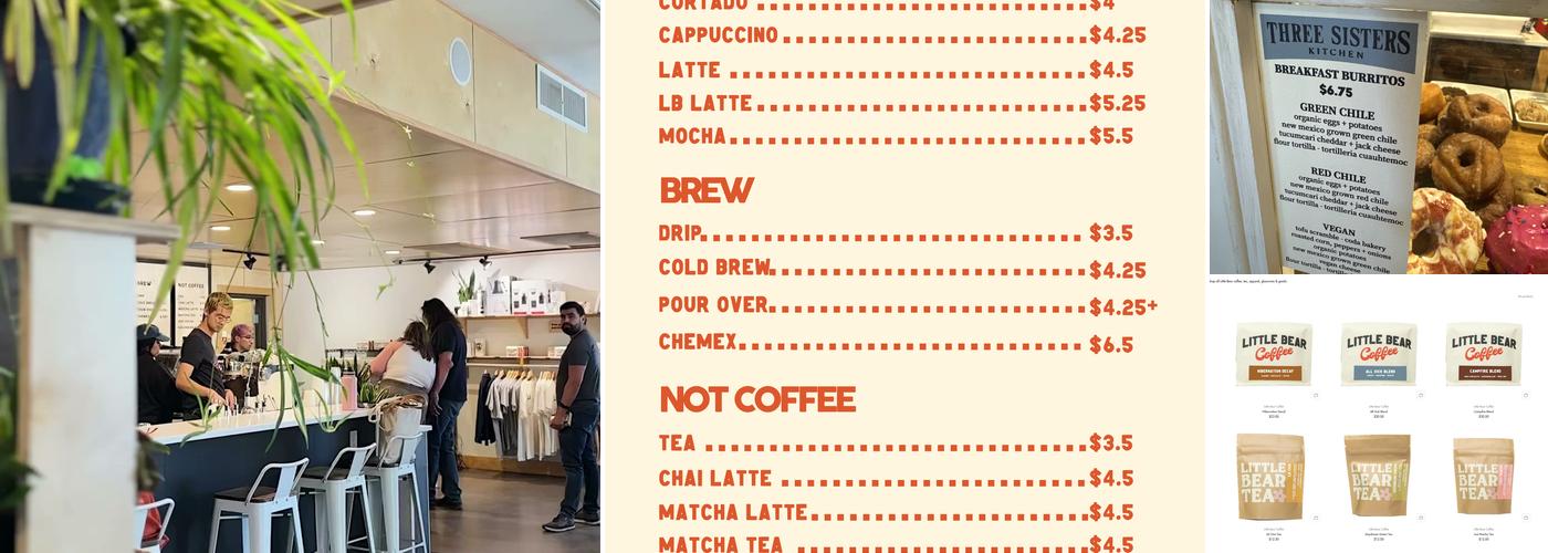 Little Bear Coffee - Uptown Menu