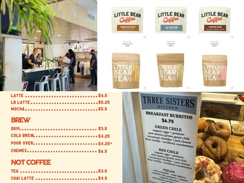Little Bear Coffee - Uptown Menu