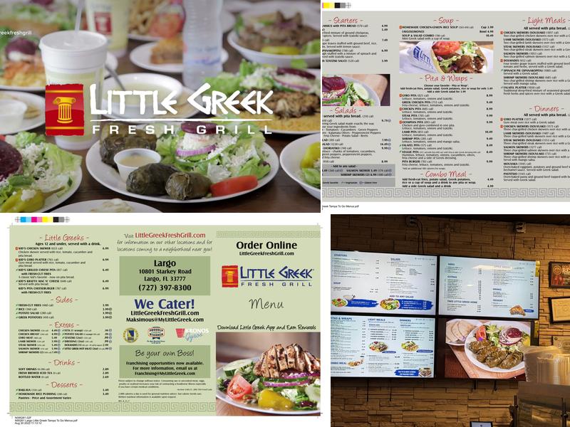 Little Greek Fresh Grill Menu