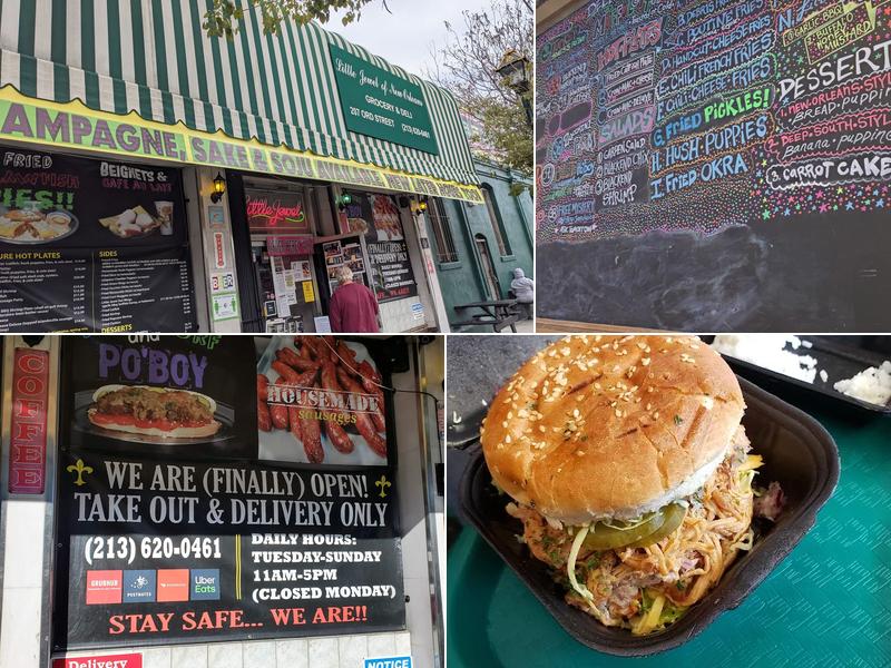 The Little Jewel of New Orleans Menu