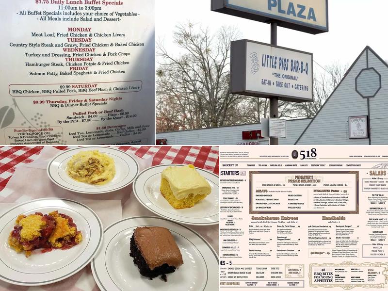 Little Pigs Bar-B-Q Menu