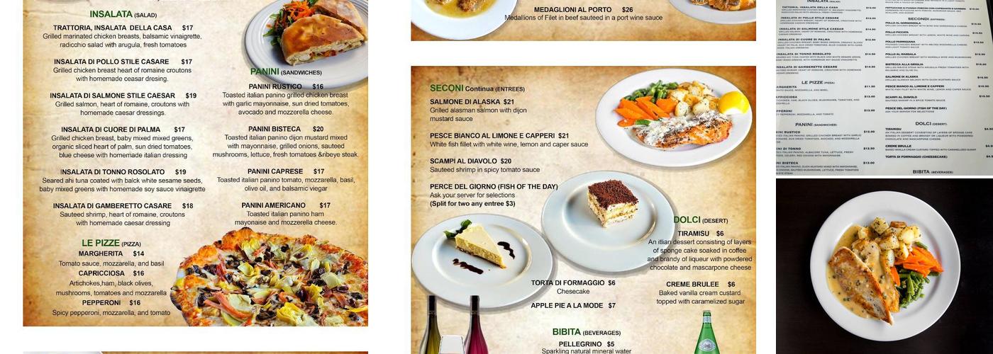 Little Trattoria 25 Menu