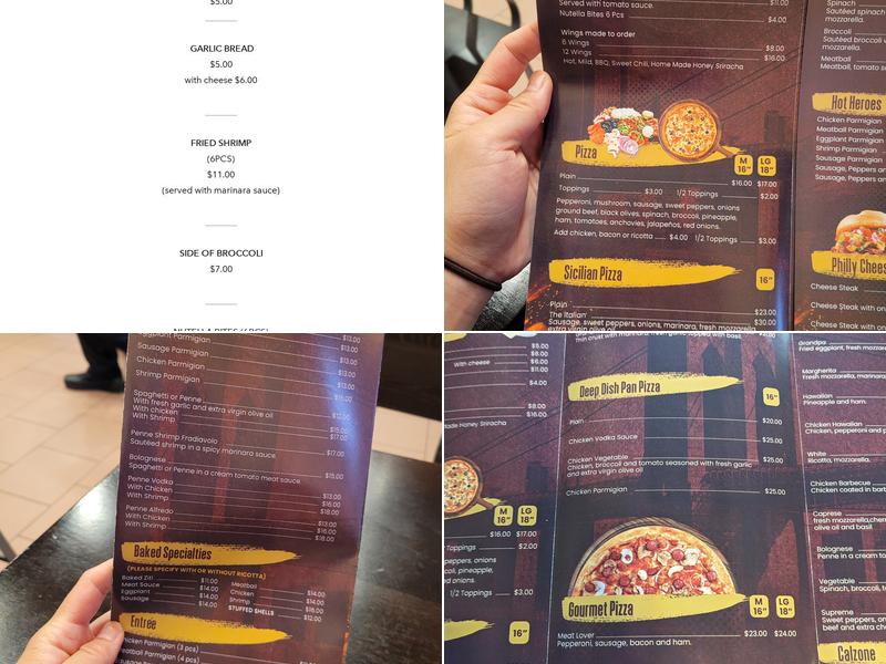 Lo Duca Pizza Menu