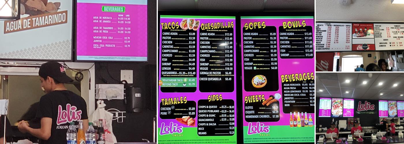 Lolis Mexican Cravings Menu