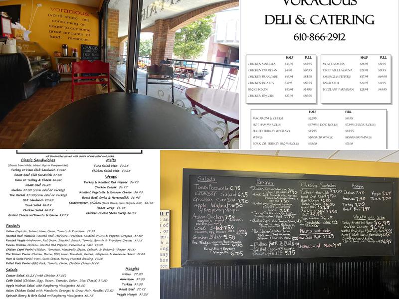 Voracious Deli Menu